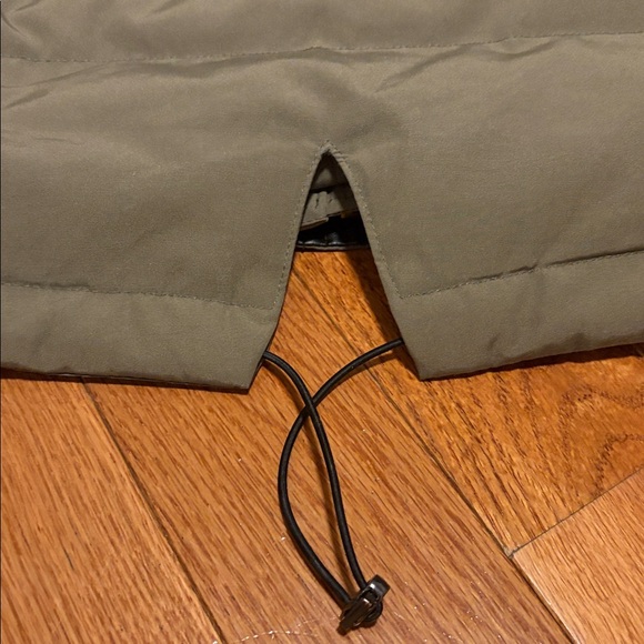 Vince Camuto Olive Puffer Coat with Faux Fur Hood - Picture 11 of 15